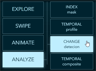 Analyze: Change detection