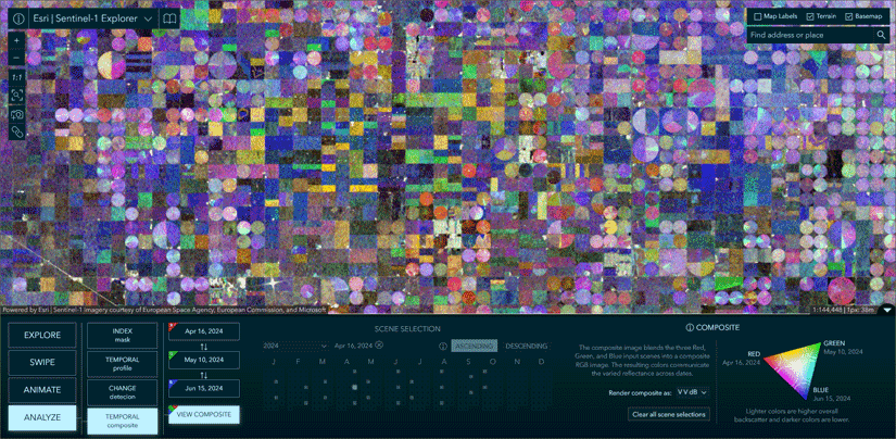 Analyze: Temporal composite