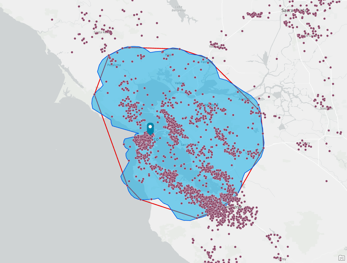 Amoeba trade area