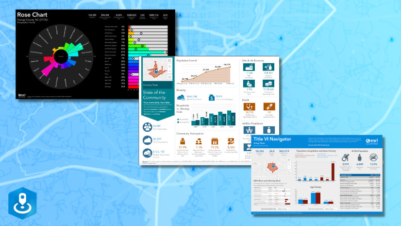 ArcGIS Business Analyst new Infographics