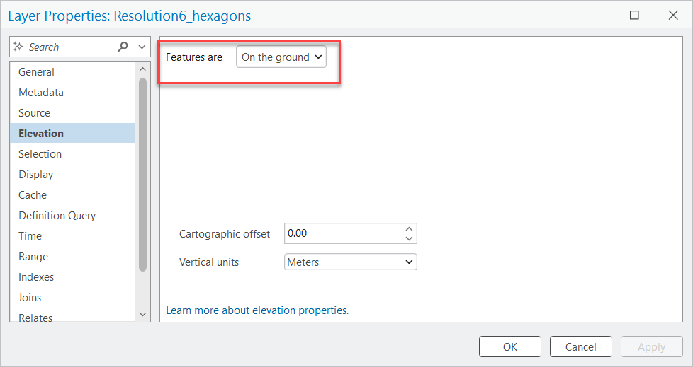 Setting 3D layer properties