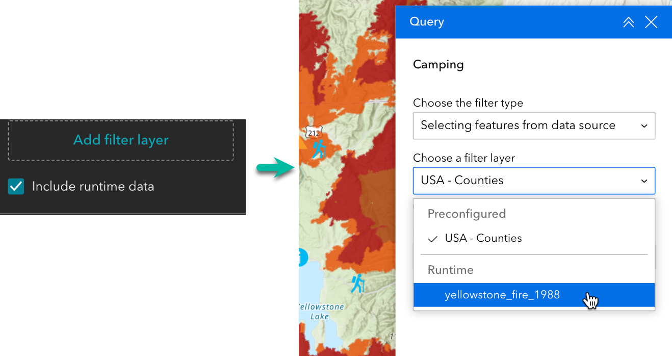 Query runtime layers