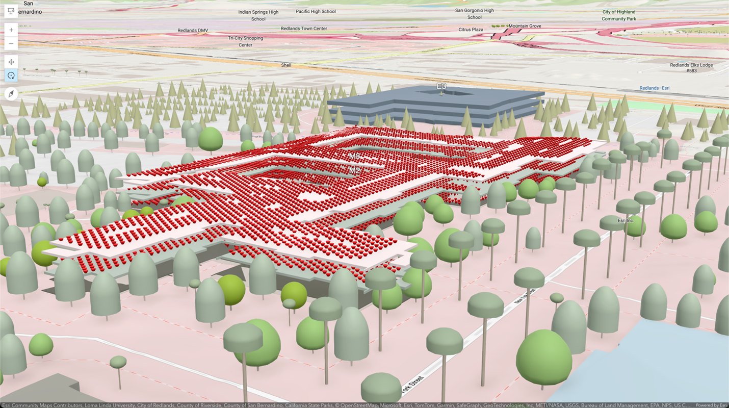 IPS Positioning Points represent the detailed location of indoor positioning data. They can now be visualized in 3D scenes.