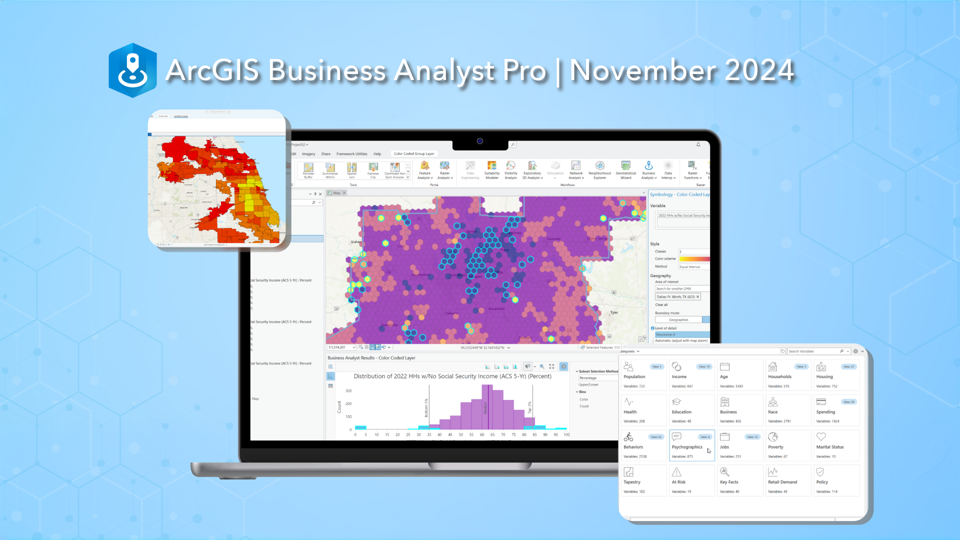 What's new in ArcGIS Business Analyst Pro November 2024