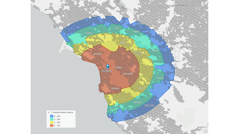 Using hexagons and centroids to model context-specific customer-derived trade areas