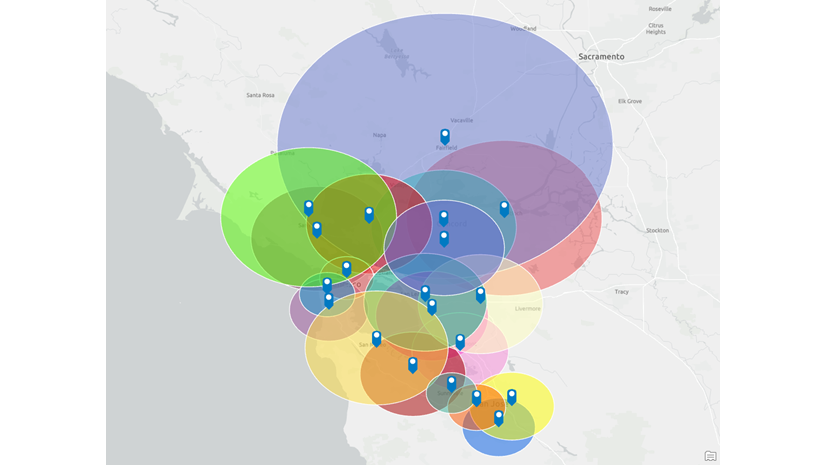 Understanding advanced customer-derived trade areas in ArcGIS Business Analyst Pro