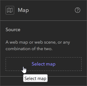 Select map