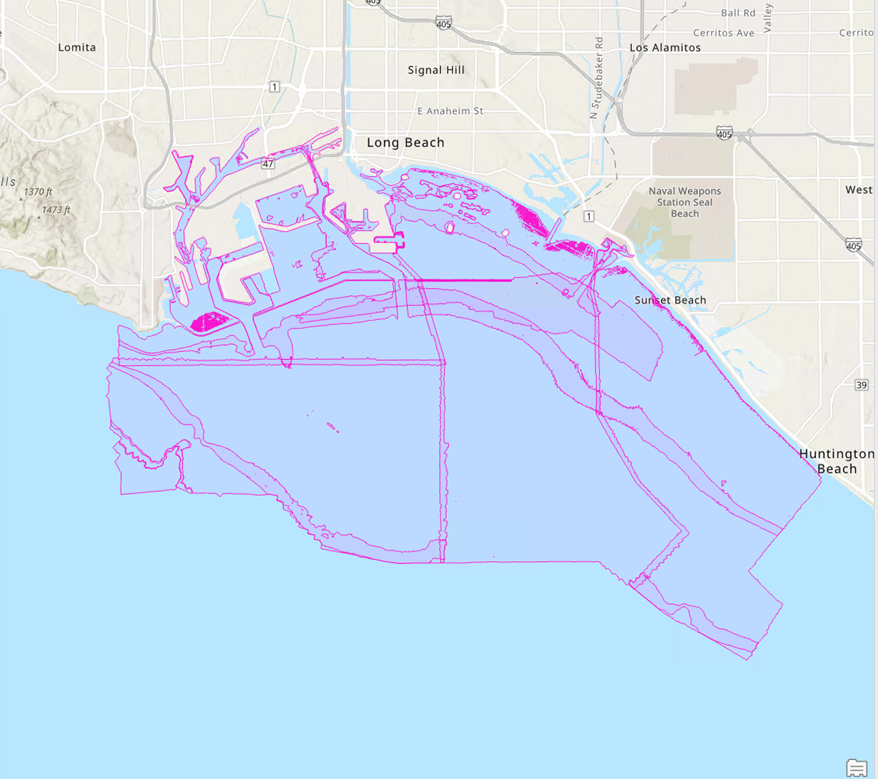 Precise footprint data visualized in ArcGIS Pro