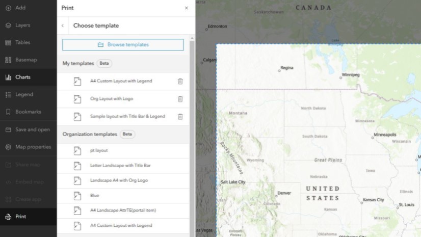 What's new in Printing from Map Viewer