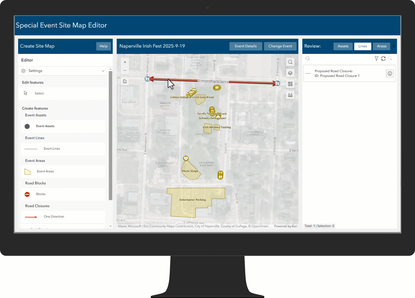 Special Event Site Map Editor