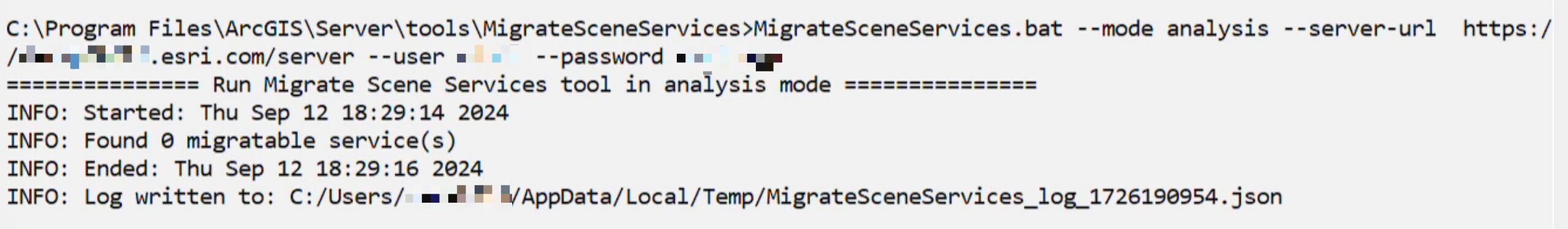 Running the MigrateSceneService utility to ensure all caches migrated