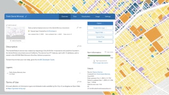 Mappa stradale scura con strade blu e un riquadro con testo per indicare la ricerca di una posizione tramite il servizio di geocodifica API.