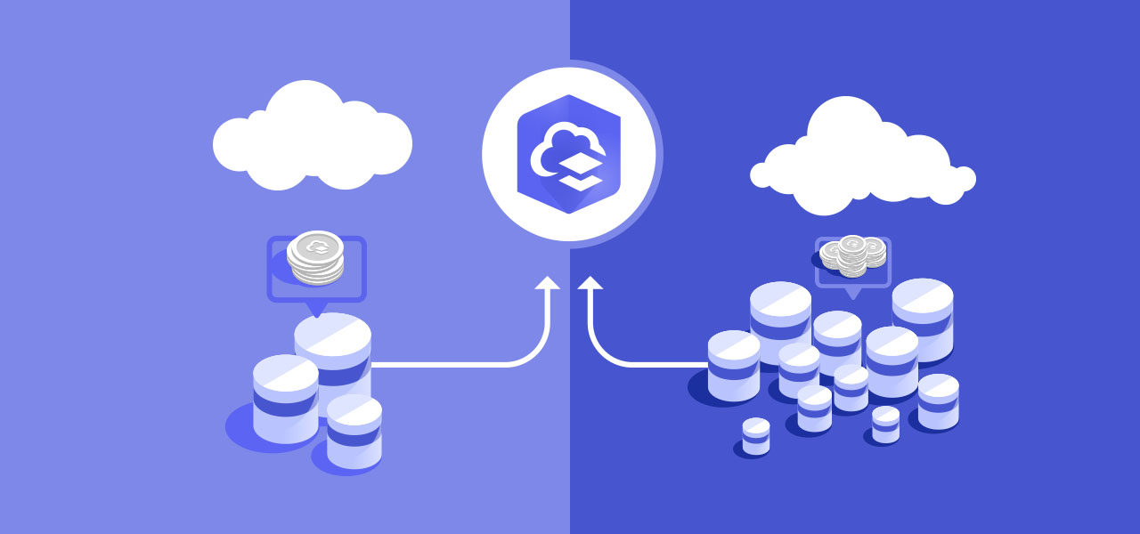 Screenshot: Video mit dem ArcGIS Online-Logo zum Thema Speichern, in dem gezeigt wird, wie Credits für den Cloud-Speicher verwendet werden.