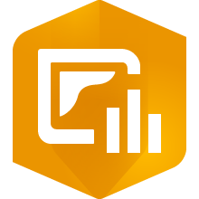 Orange ArcGIS Dashboards product logo