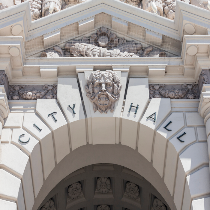 Archway at city hall