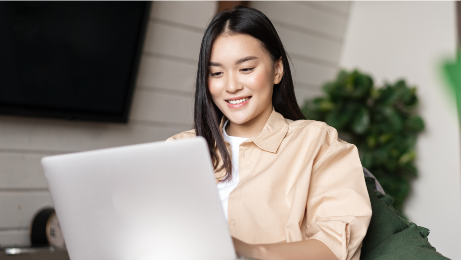 A person using GIS on a laptop computer