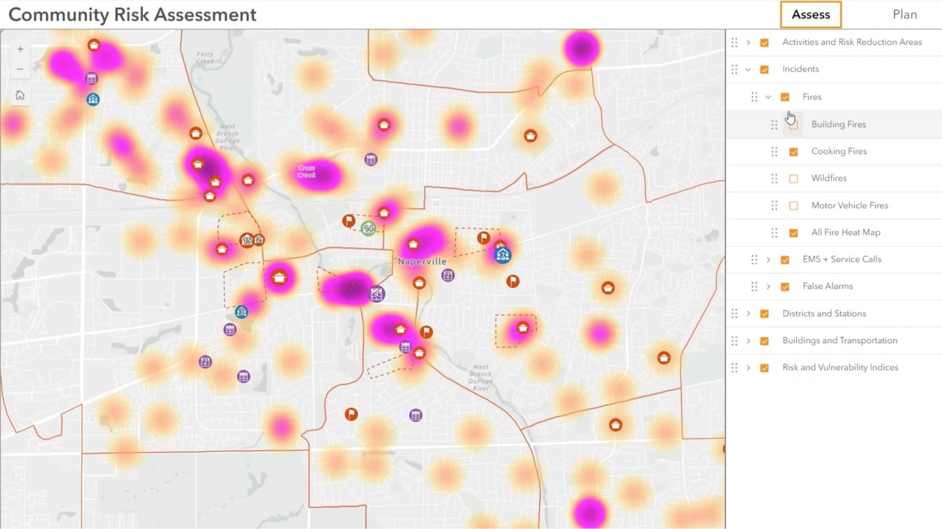 Geospatial Risk Assessments to Empower Fire Departments