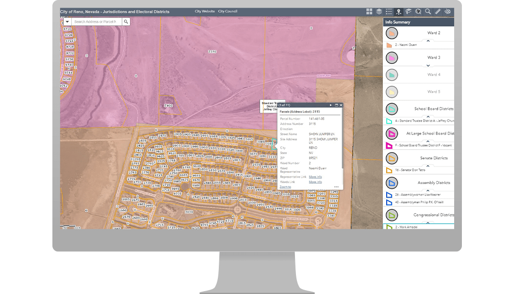 City Of Reno Gis The Biggest Little City In The World Runs On Gis