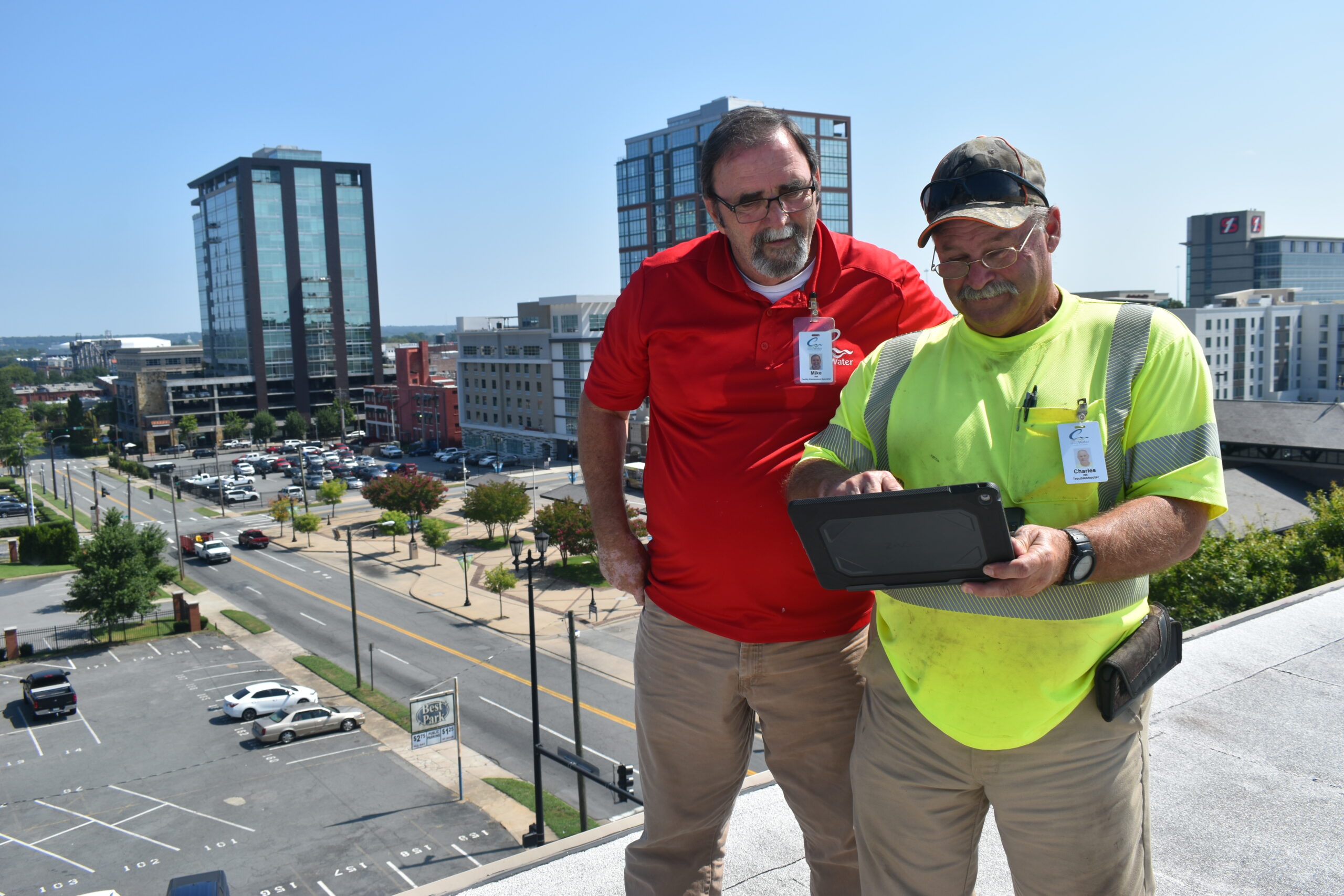 CAW on-site staff have GIS at their fingertips.
