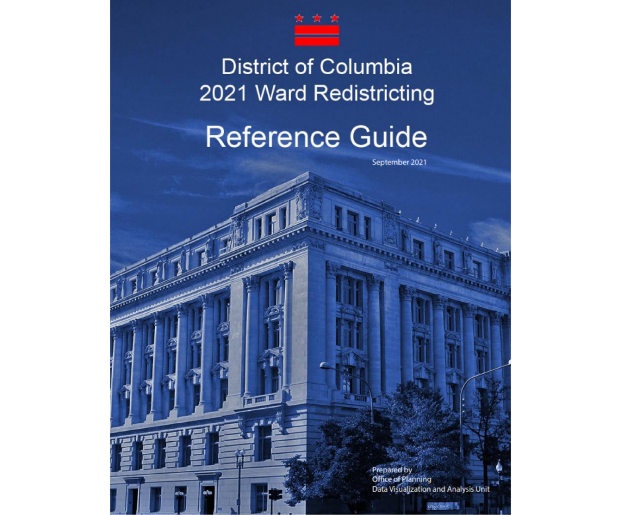 The official reference guide for District of Columbia 2021 redistricting. 