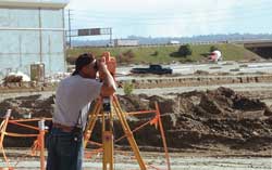 surveyor at work