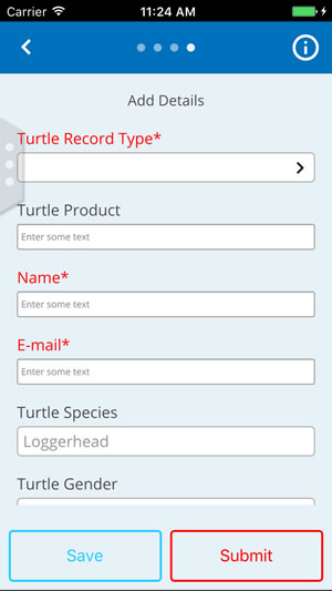 Once information is uploaded to the TURT app, it is automatically and instantaneously inserted into a global sea turtle database.